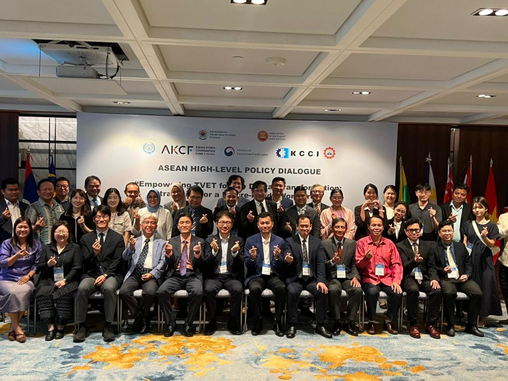 High-Level Policy Dialogue titled "Empowering TVET for the Digital Transformation: Strategies for a Future-Ready Workforce" held in Phnom Penh, Cambodia.