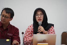 Handika Dany Rahmayanti, S.Si., M.Si, selaku Wakil Direktur Politeknik Negeri Media Kreatif Jakarta.