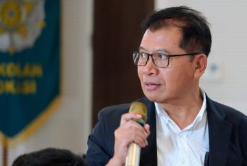 Prof. Agus Maryono menegaskan keunggulan SV UGM sebagai sekolah vokasi lintas rumpun ilmu, mulai dari Saintek (Sains dan Teknologi) hingga Soshum (Sosial dan Humaniora) dengan sumber daya manusia yang berada pada usia produktif.