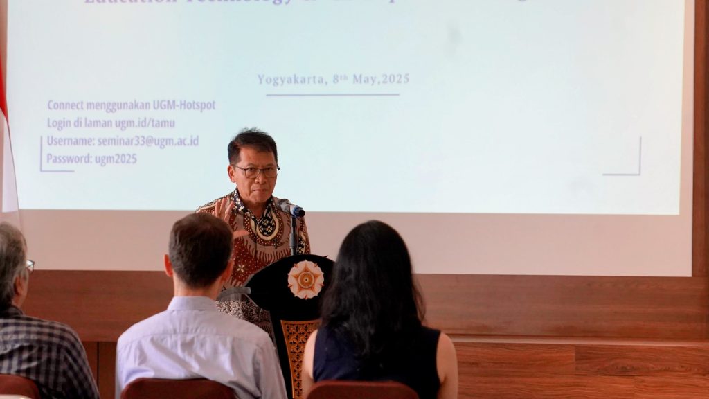 Dekan Sekolah Vokasi UGM, Prof. Dr.-Ing. Ir. Agus Maryono, IPM., ASEAN Eng.,