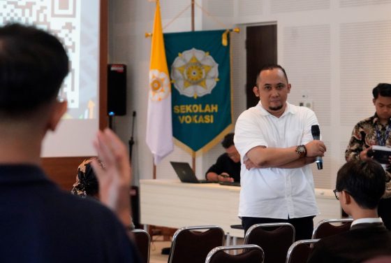 pemaparan materi dari Bapak Andria Aditya Putra, S.Pd., selaku Corporate HRM Development Manager PT Pan Brothers Tbk