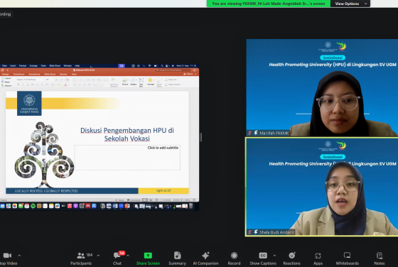 UGM berperan sebagai role model dalam penerapan gaya hidup sehat, mengedukasi masyarakat sekitar tentang pentingnya kesehatan.
