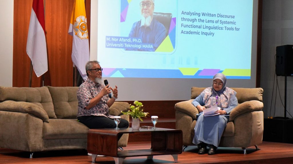 Dr. Mohammad Nor Afandi Ibrahim dari UiTM Melaka dan Fatmawati Djafri, Ph.D. dari UGM