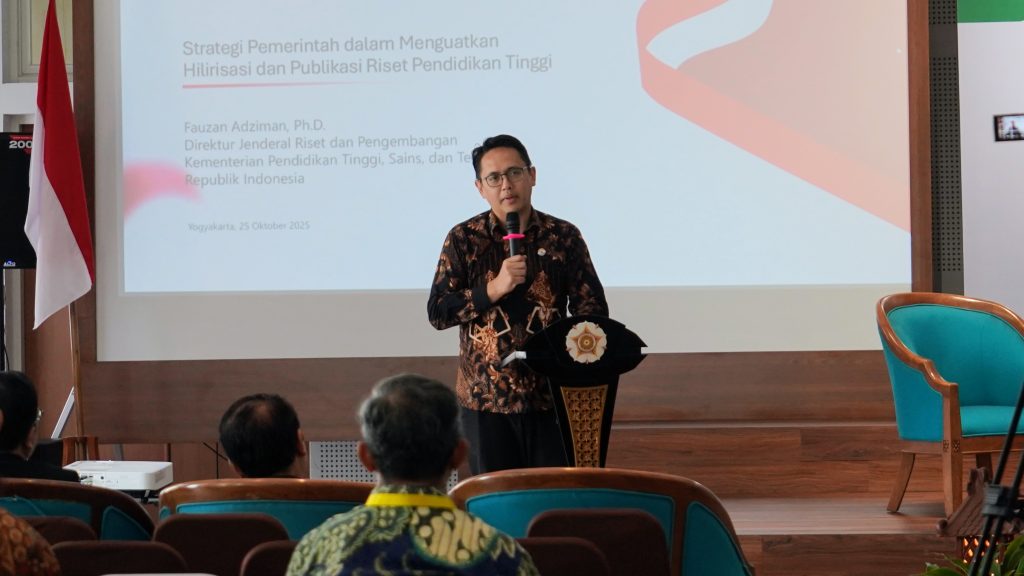 Dr. Fauzan Adziman, S.T., M.Eng., Direktur Jenderal Riset dan Pengembangan Kementerian Pendidikan Tinggi, Sains, dan Teknologi Republik Indonesia