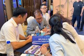 Dekan Sekolah Vokasi Universitas Gadjah Mada (UGM), Prof. Agus Maryono, melakukan kunjungan kerja ke Liuzhou, China