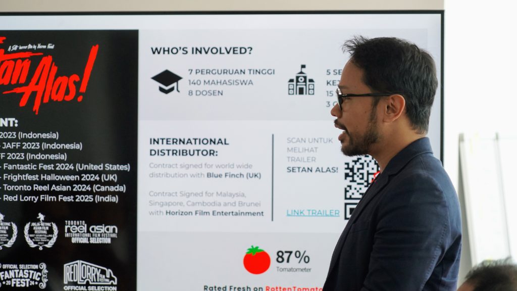Pemaparan Film Setan Alas dan Game Ganyang Setan Alas dari CoE Creative Industry