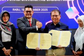 Sekolah Vokasi UGM dan TUV Rheinland Resmikan Competency Test Center Data Analytics