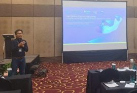 Dr. Eng. Yosephus Ardean Kurnianto Prayitno, S.T., M.Eng. memaparkan inovasi berbasis simulasi in silico biomechanics