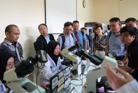kunjungan delegasi dari Jiangsu Agri-animal Husbandry Vocational College (JSAHVC), Tiongkok