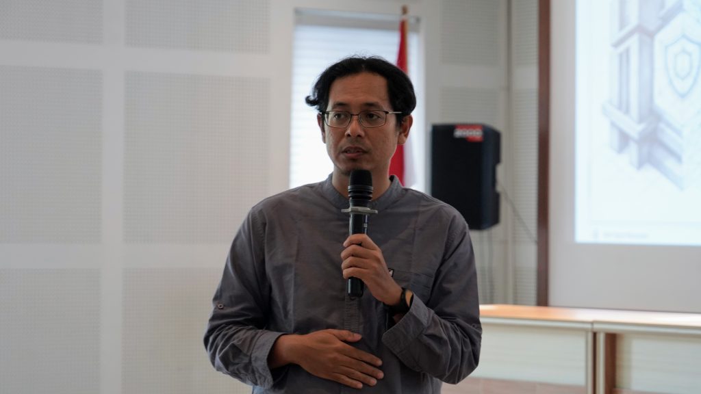 Kepala Subdirektorat Analisis Data dan Kolaborasi Sistem Informasi DTI UGM, Hendranti Wisnu Saputro, S.T., M.Sc.,